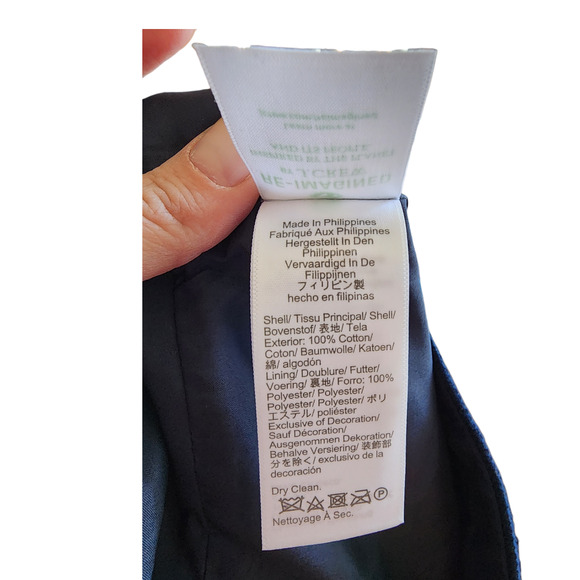 Reimagined by J.Crew Factory Tipped Skirt in Basketweave Size 10 - Picture 6 of 7